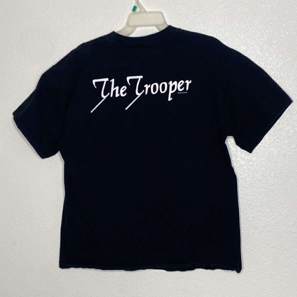 M&O Vintage 2002 Iron Maiden The Trooper Black T Shirt Size L - Picture 5 of 6